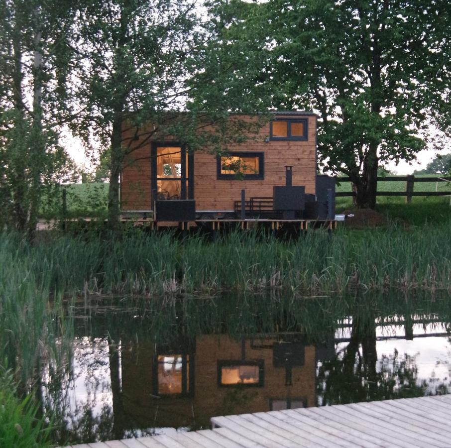 Tinyhousebeidresden 1 - Direkt Am Naturteich - Naehe Saechsische Schweiz, Dresden Großharthau Zewnętrze zdjęcie